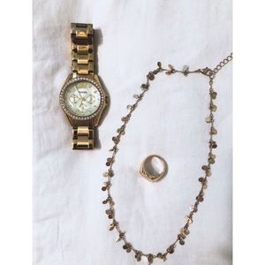 Women’s Gold Fossil Watch